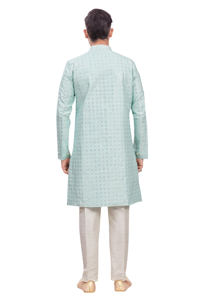 Mens Tiki Resham Kurta Set - Roop Darshan