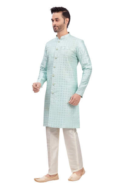 Mens Tiki Resham Kurta Set - Roop Darshan