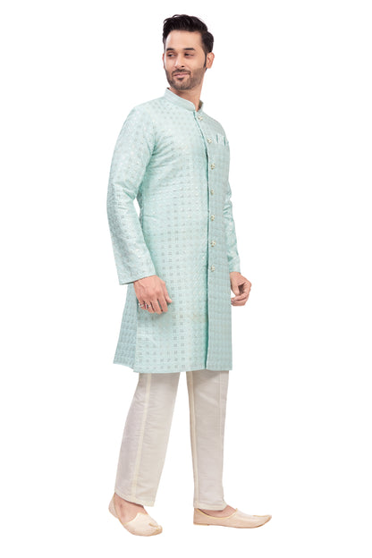 Mens Tiki Resham Kurta Set - Roop Darshan