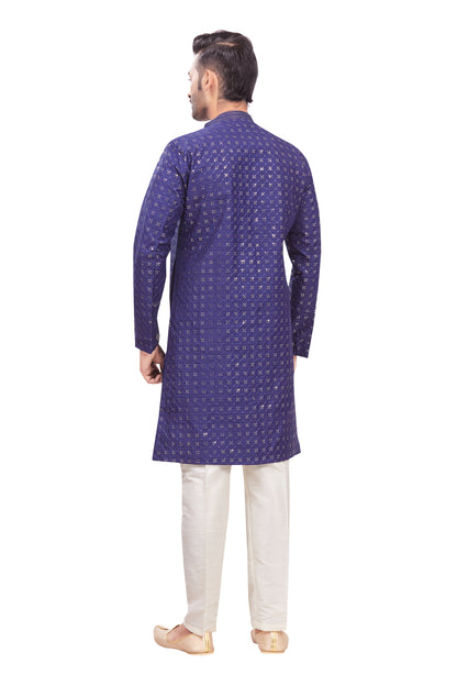 Mens Tiki Resham Kurta Set - Roop Darshan
