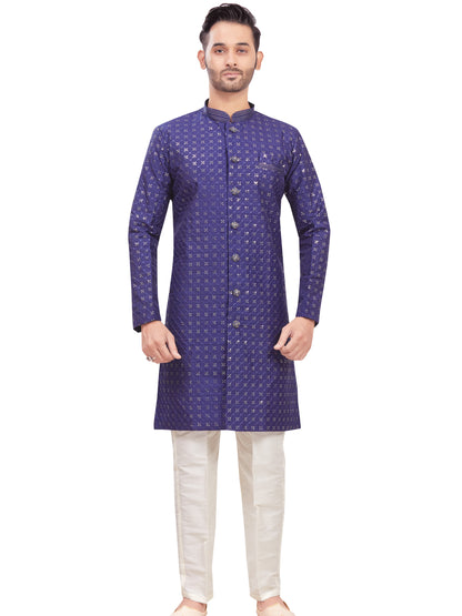Mens Tiki Resham Kurta Set - Roop Darshan