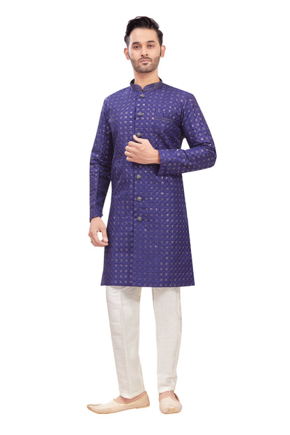 Mens Tiki Resham Kurta Set - Roop Darshan