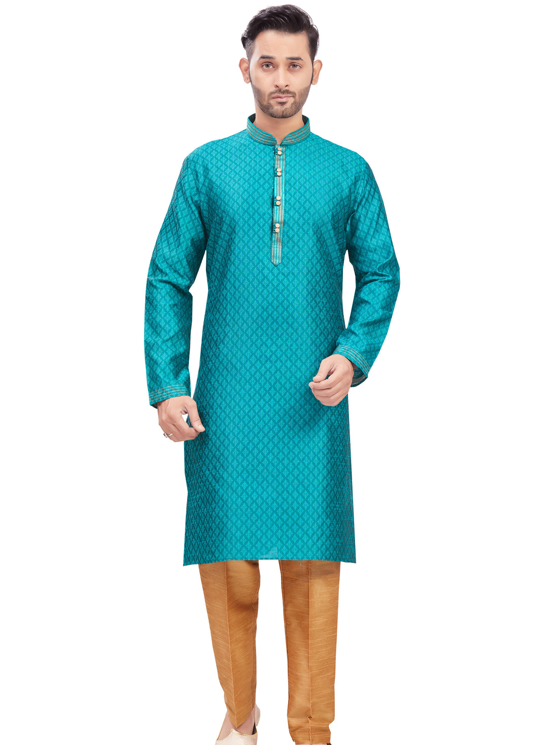 Mens Brocade Kurta Set - Roop Darshan