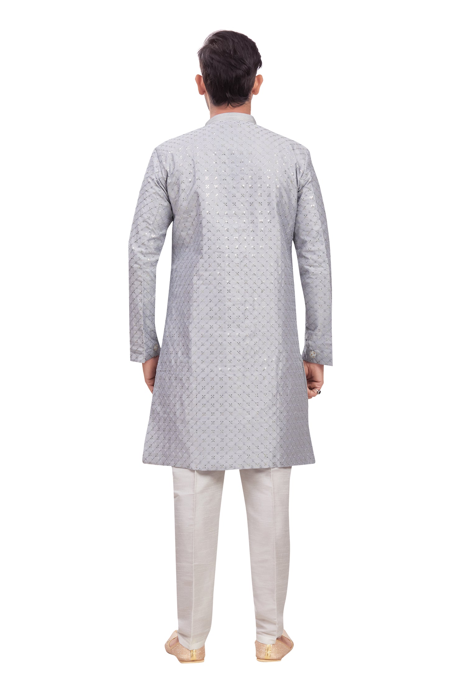 Mens Tiki Resham Kurta Set - Roop Darshan