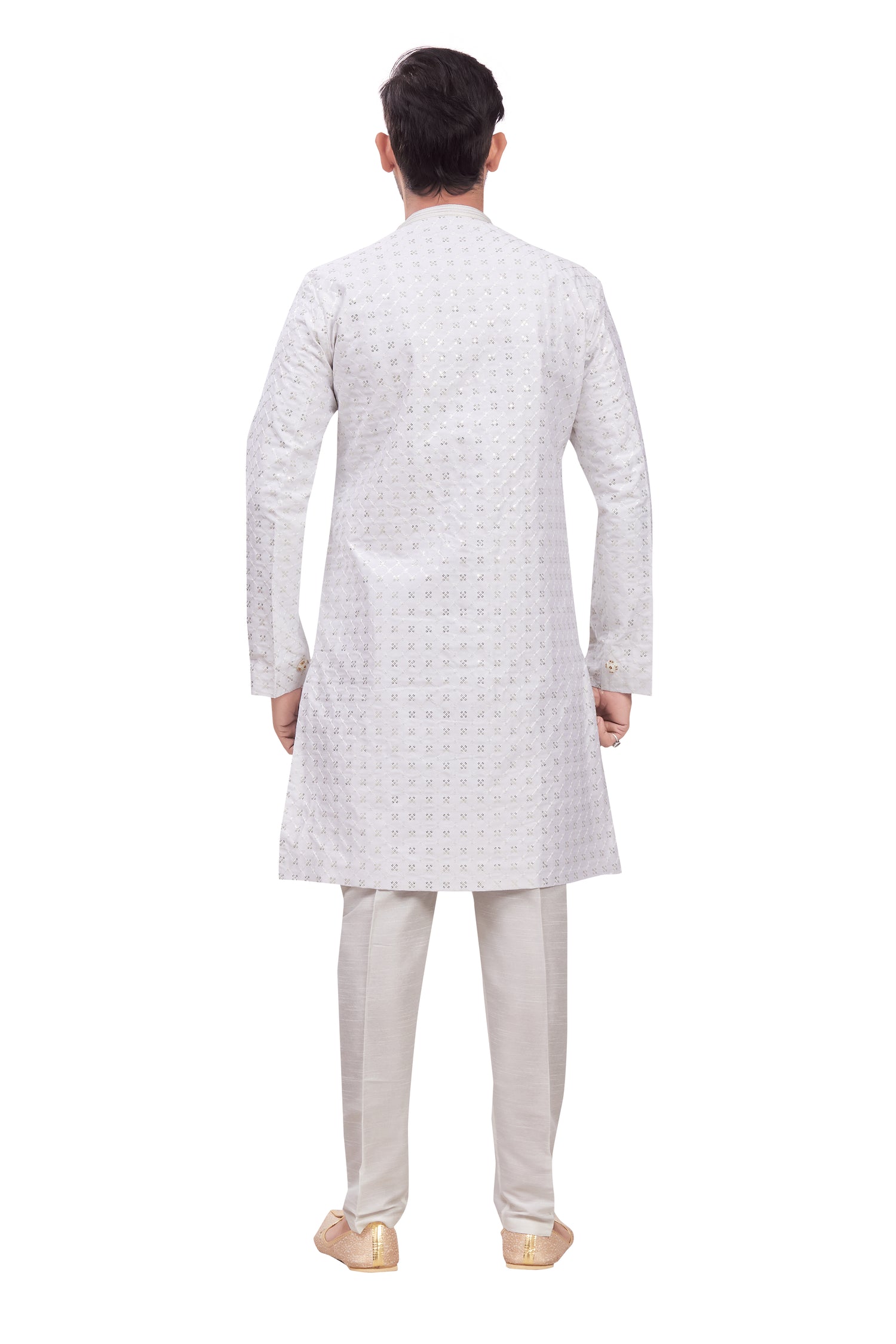 Mens Tiki Resham Kurta Set - Roop Darshan