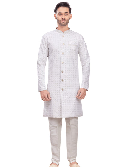 Mens Tiki Resham Kurta Set - Roop Darshan