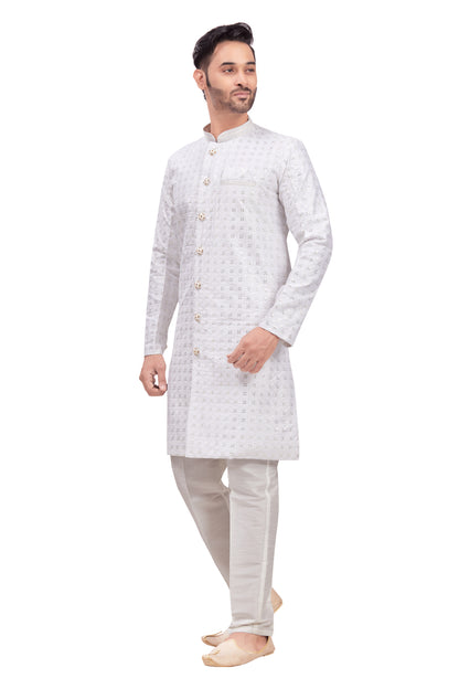 Mens Tiki Resham Kurta Set - Roop Darshan