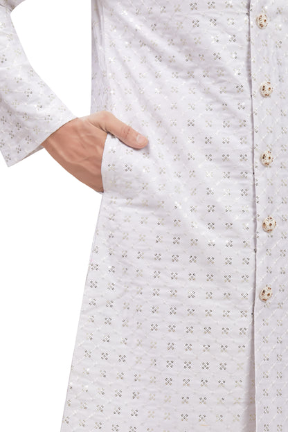 Mens Tiki Resham Kurta Set - Roop Darshan