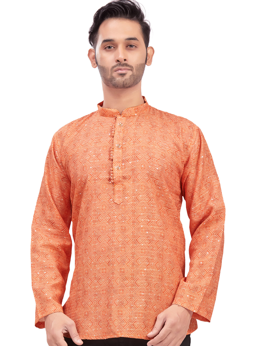 Mens Printed Kurti - Roop Darshan