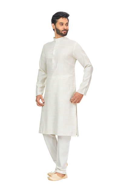 Mens Linen Kurta Set - Roop Darshan