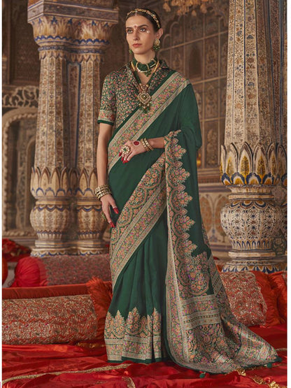 Shama Silk Printed Saree - Roop Darshan
