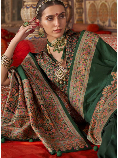 Shama Silk Printed Saree - Roop Darshan