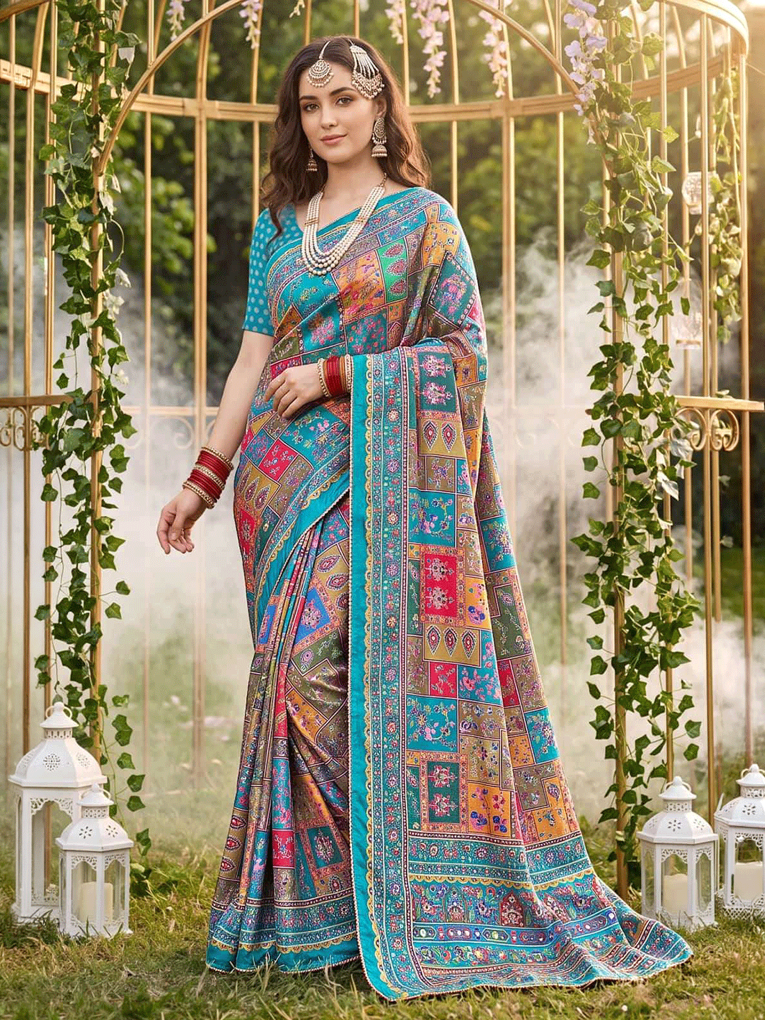Dhyani Crepe Printed Saree