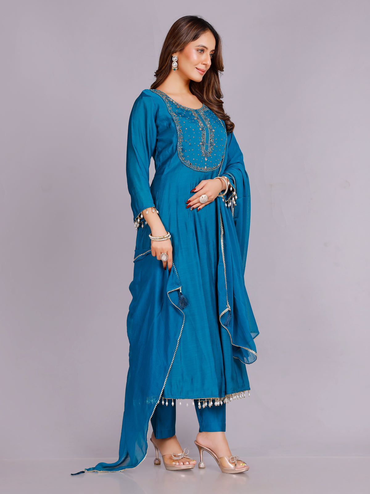 Ziya Silk Flair Suit