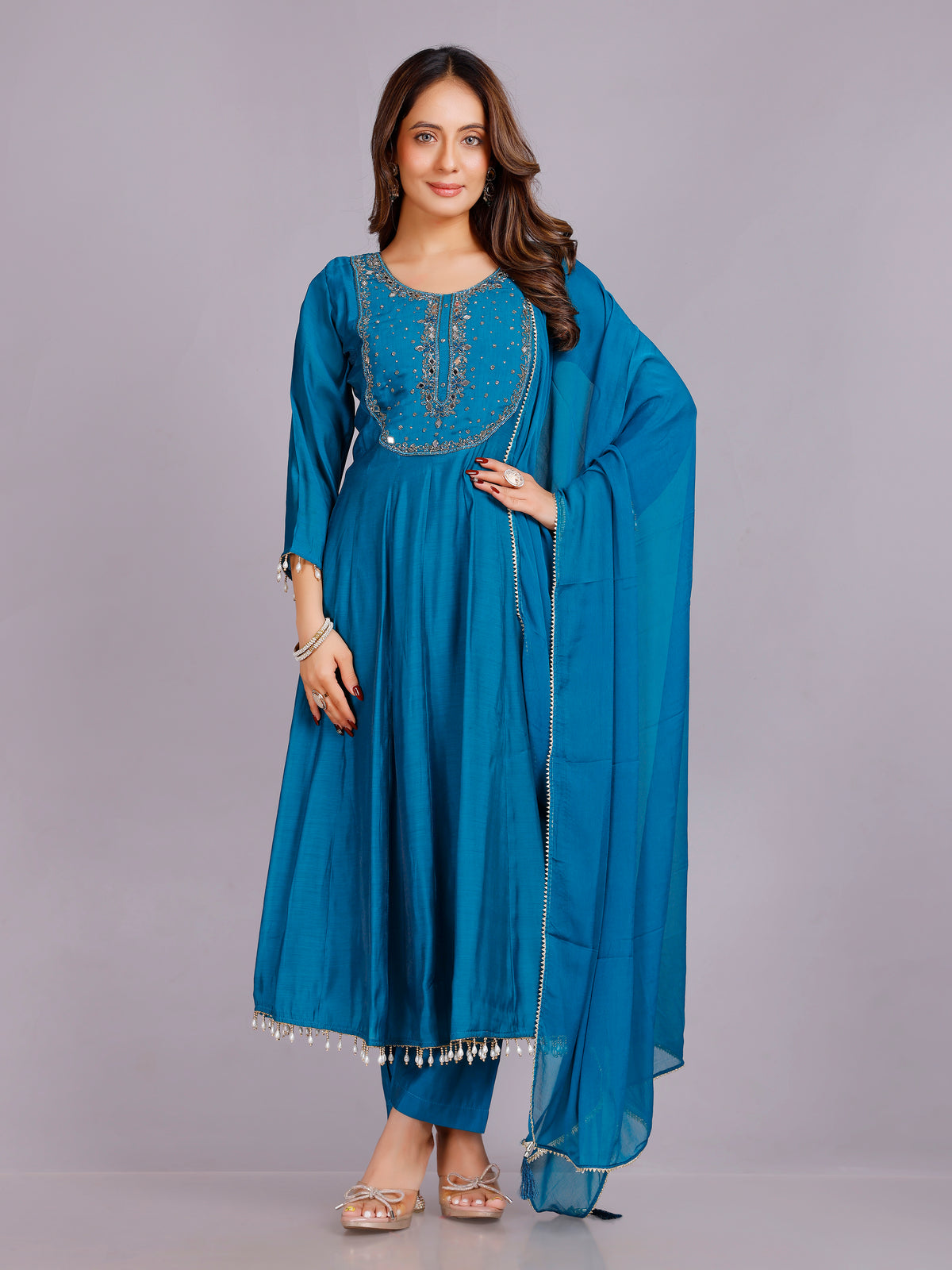 Ziya Silk Flair Suit