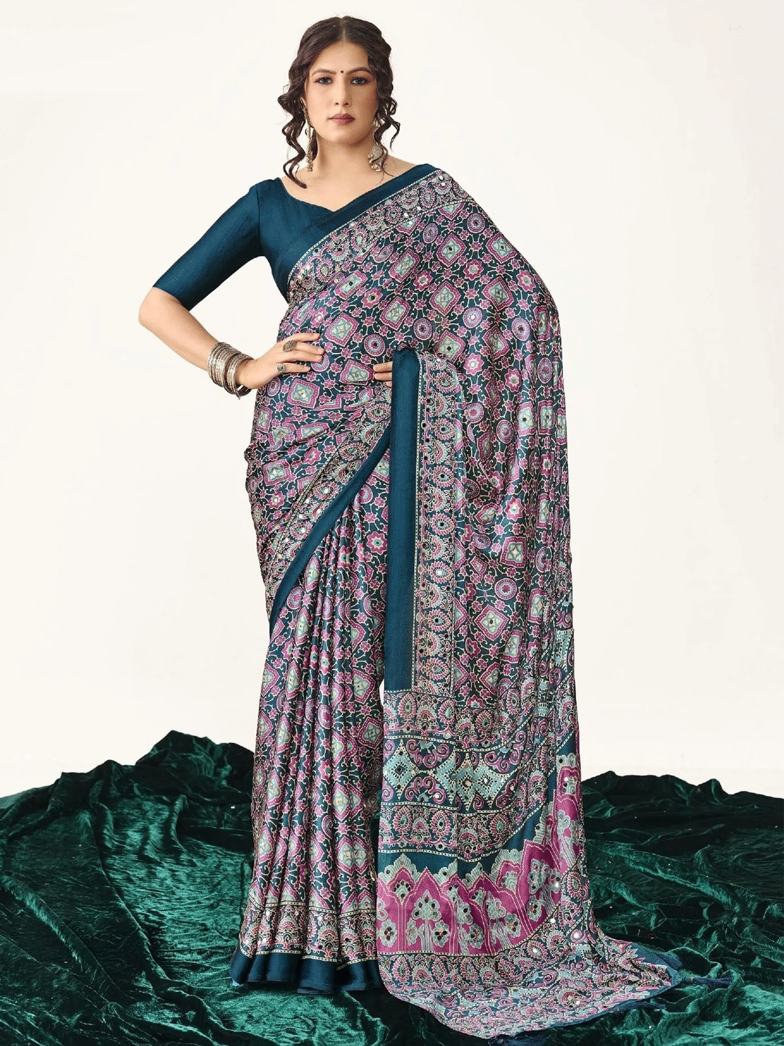 Kreena Silk Printed Saree