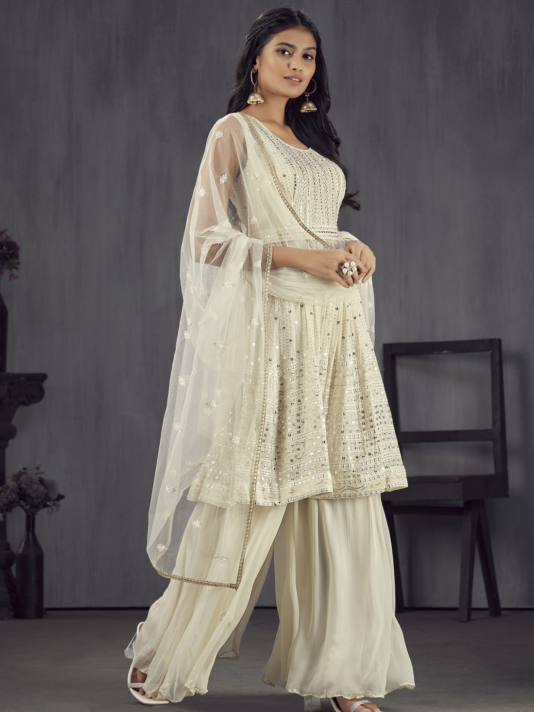 Emma Palazzo Suit - Roop Darshan