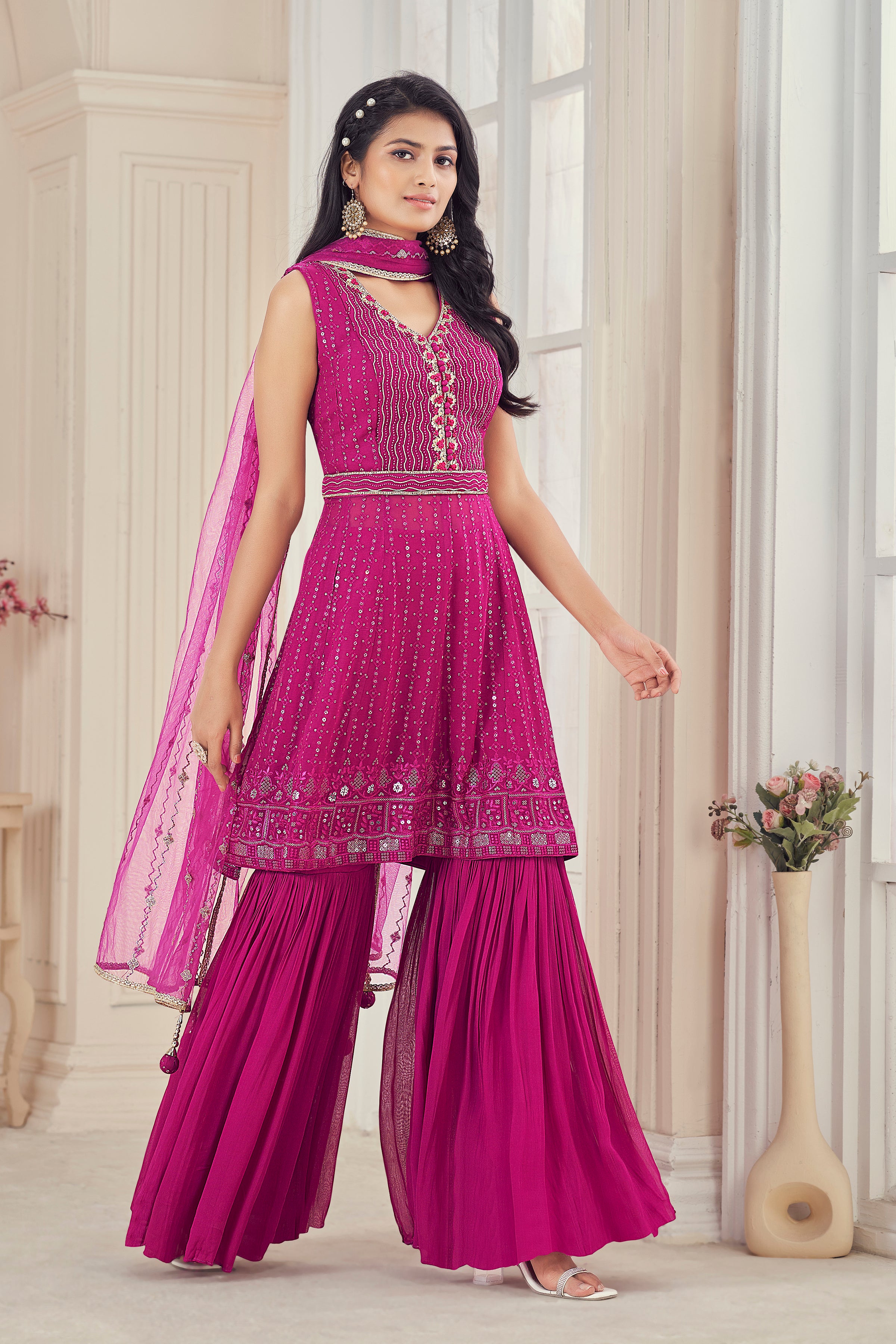 Deepa Sharara Suit - Roop Darshan