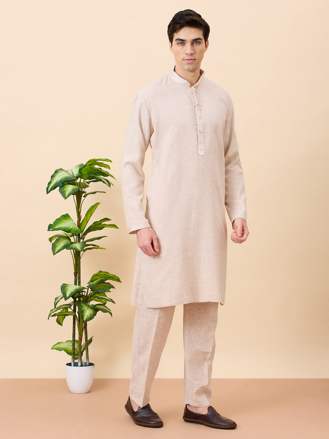 Krishna Cotton Kurta Set