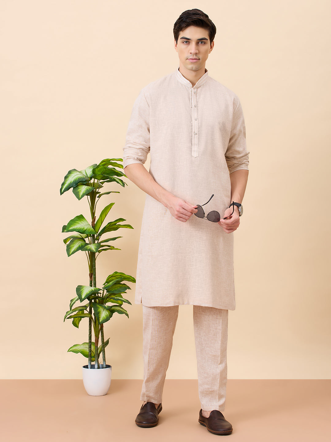 Krishna Cotton Kurta Set