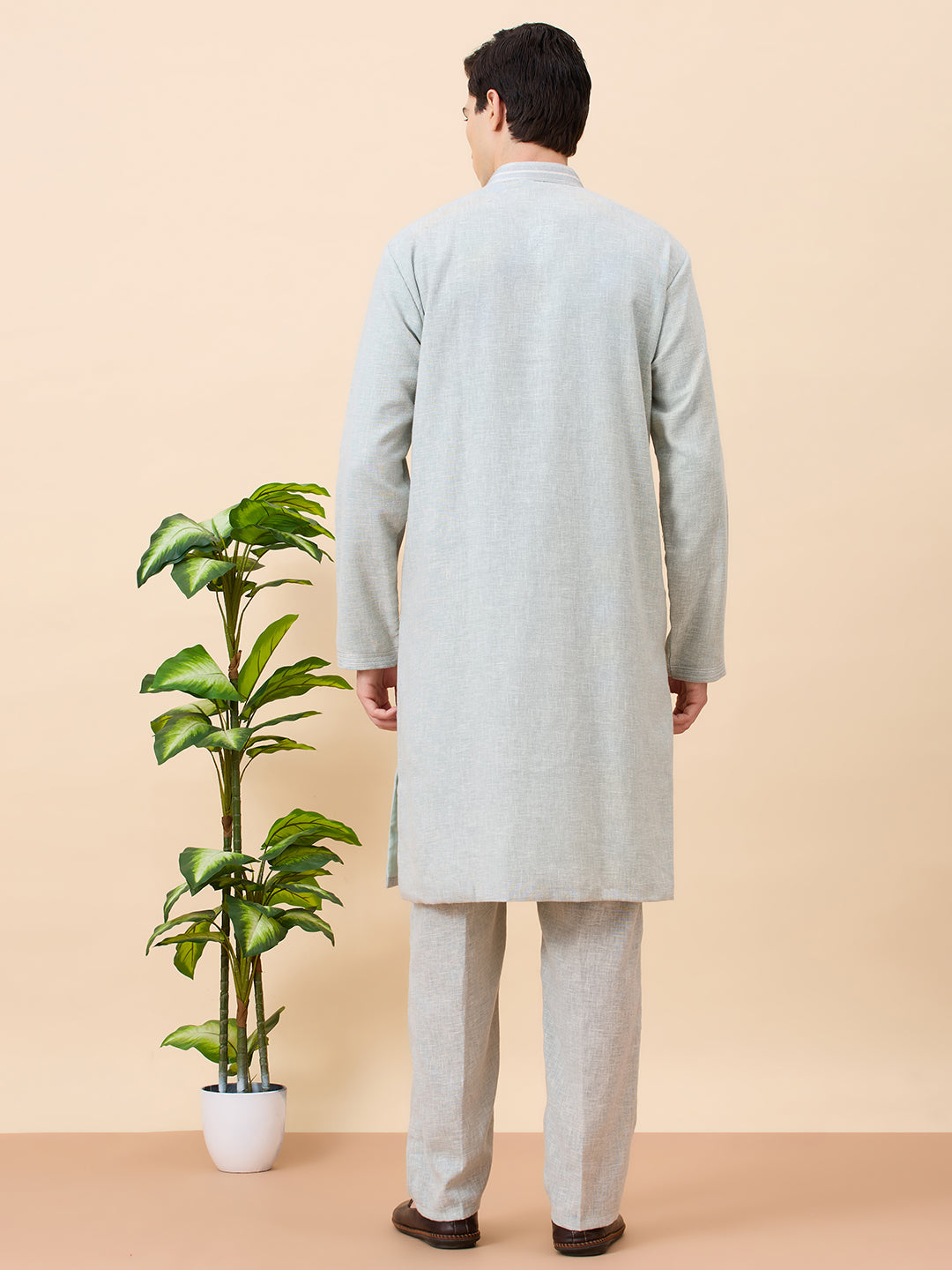 Krishna Cotton Kurta Set
