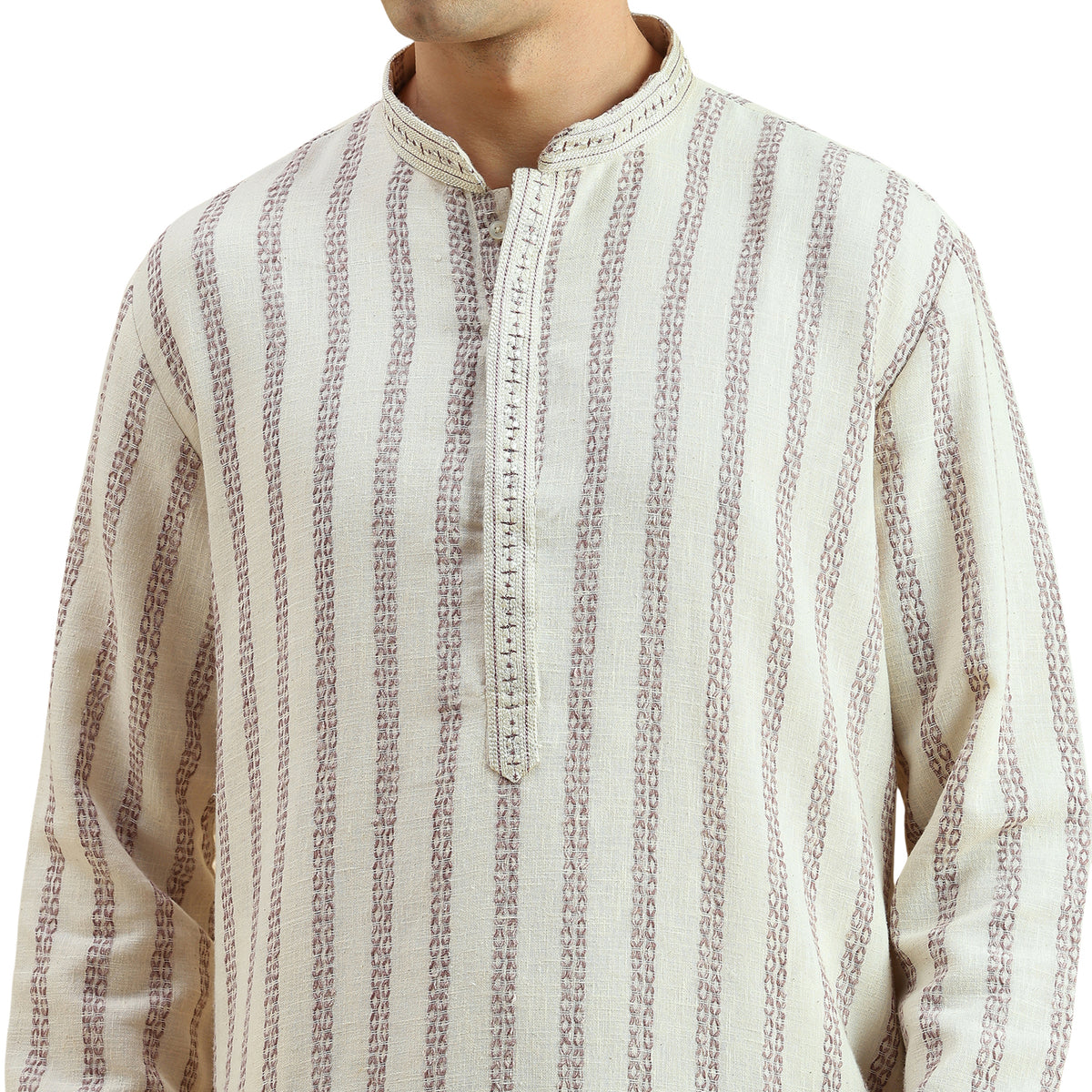 Linen Resham Kurta Payjama