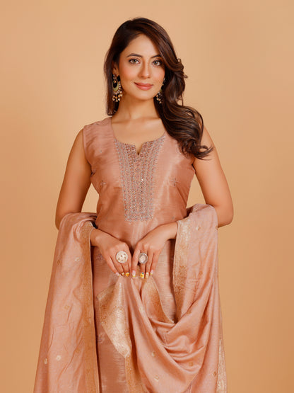Grishma Silk Straight Suit