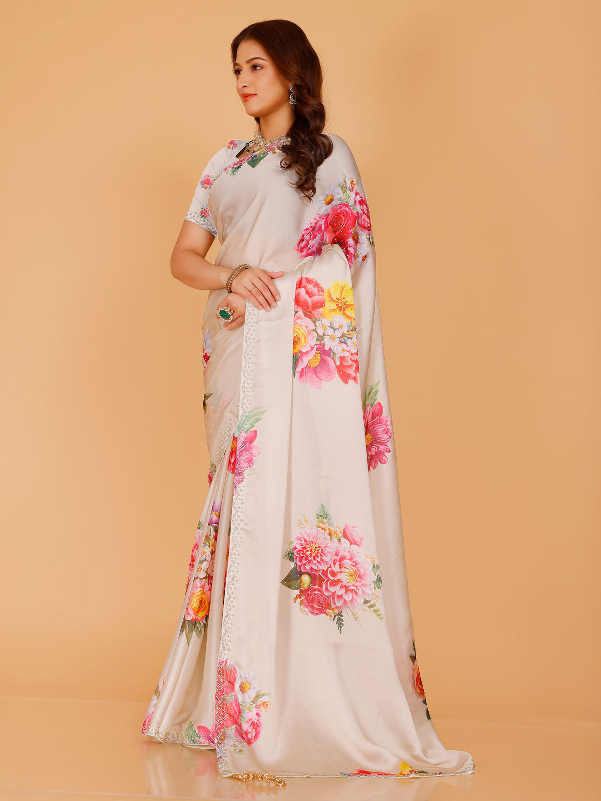 Mishka Silk Printed Saree