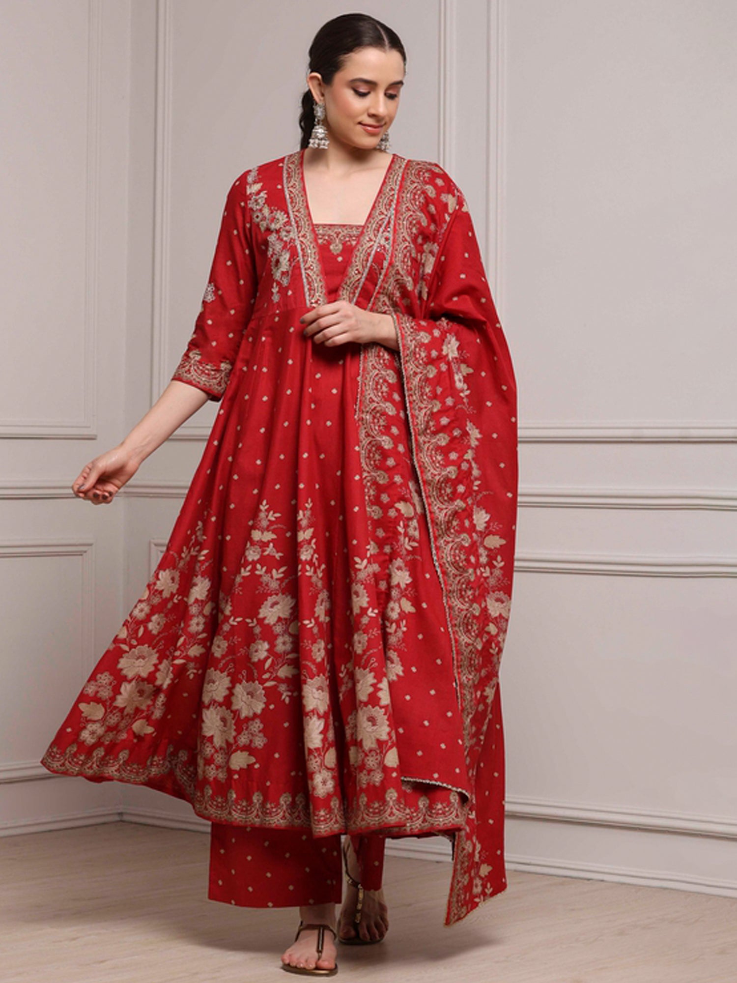 Biba Flair Palazzo Suit - Roop Darshan