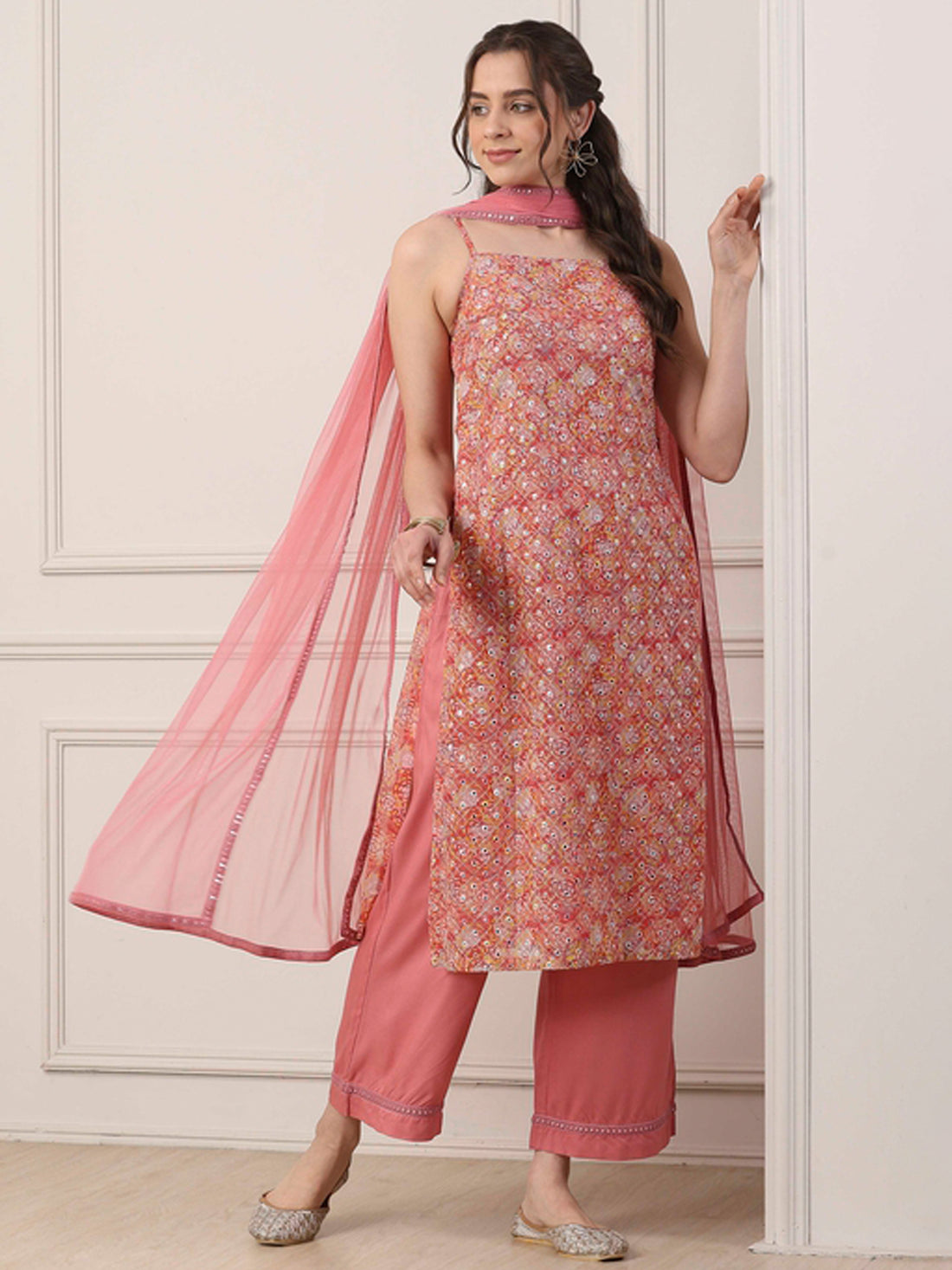 Biba Palazzo Suit - Roop Darshan
