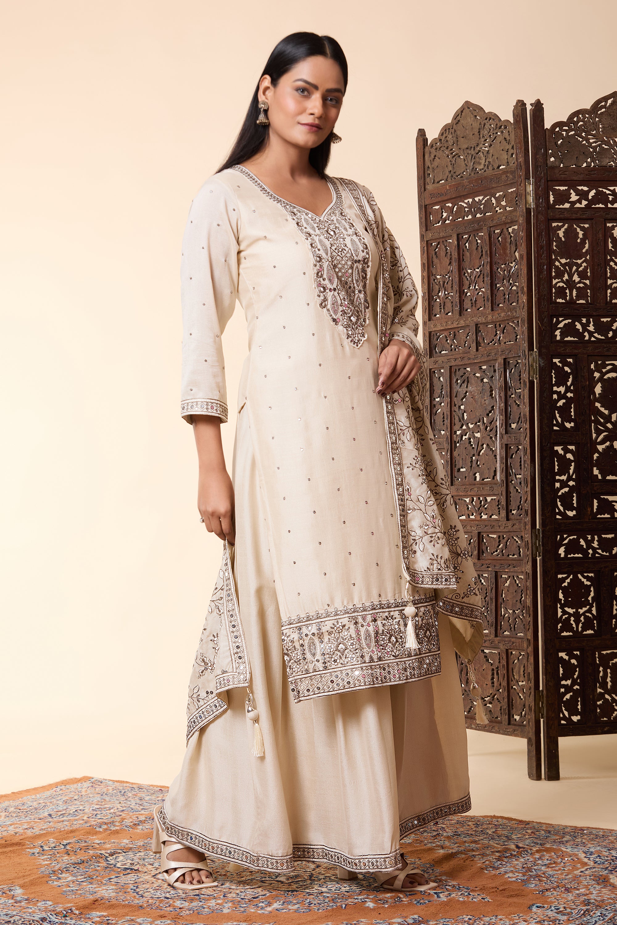 Naya Palazzo Suit - Roop Darshan