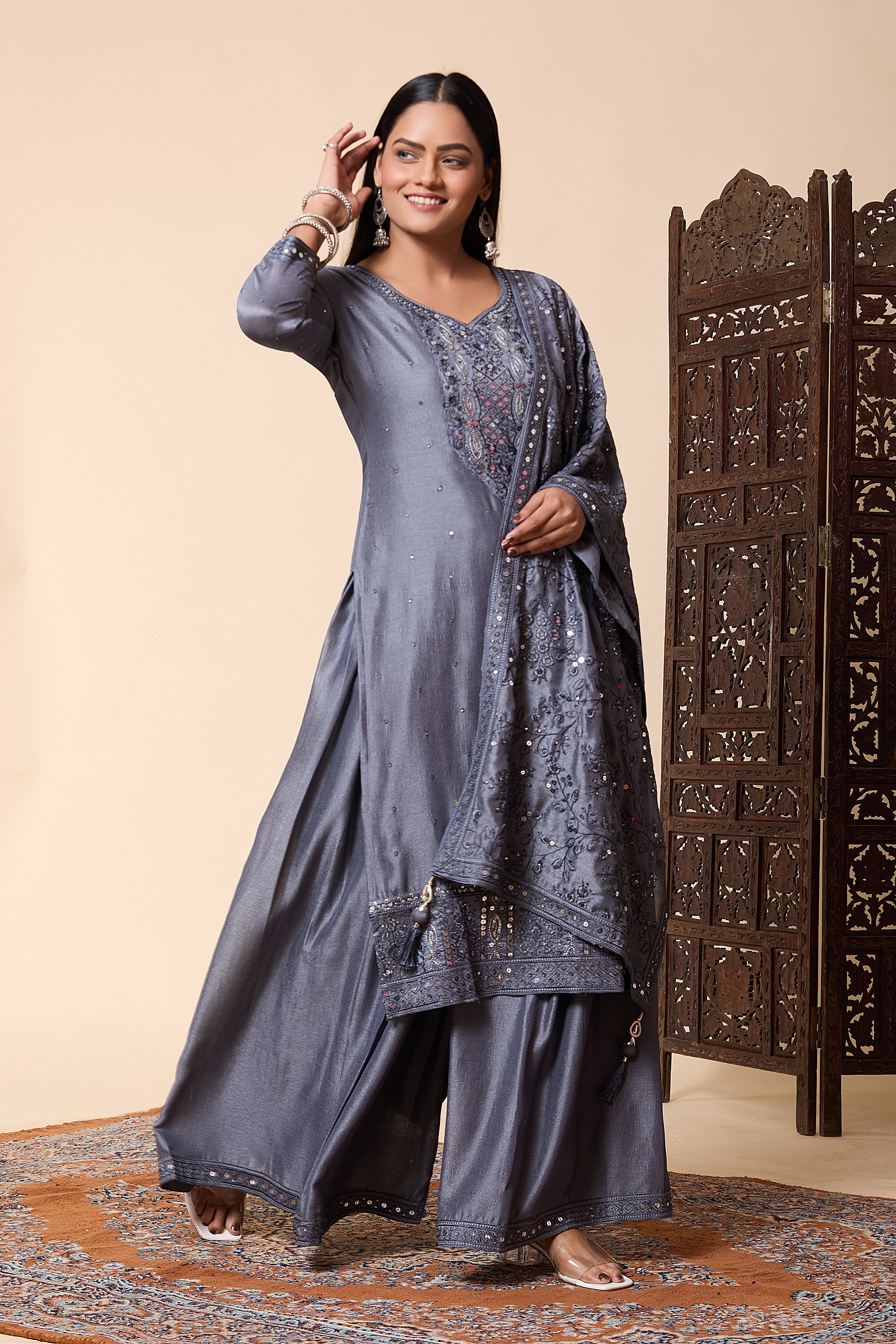 Naya Palazzo Suit - Roop Darshan