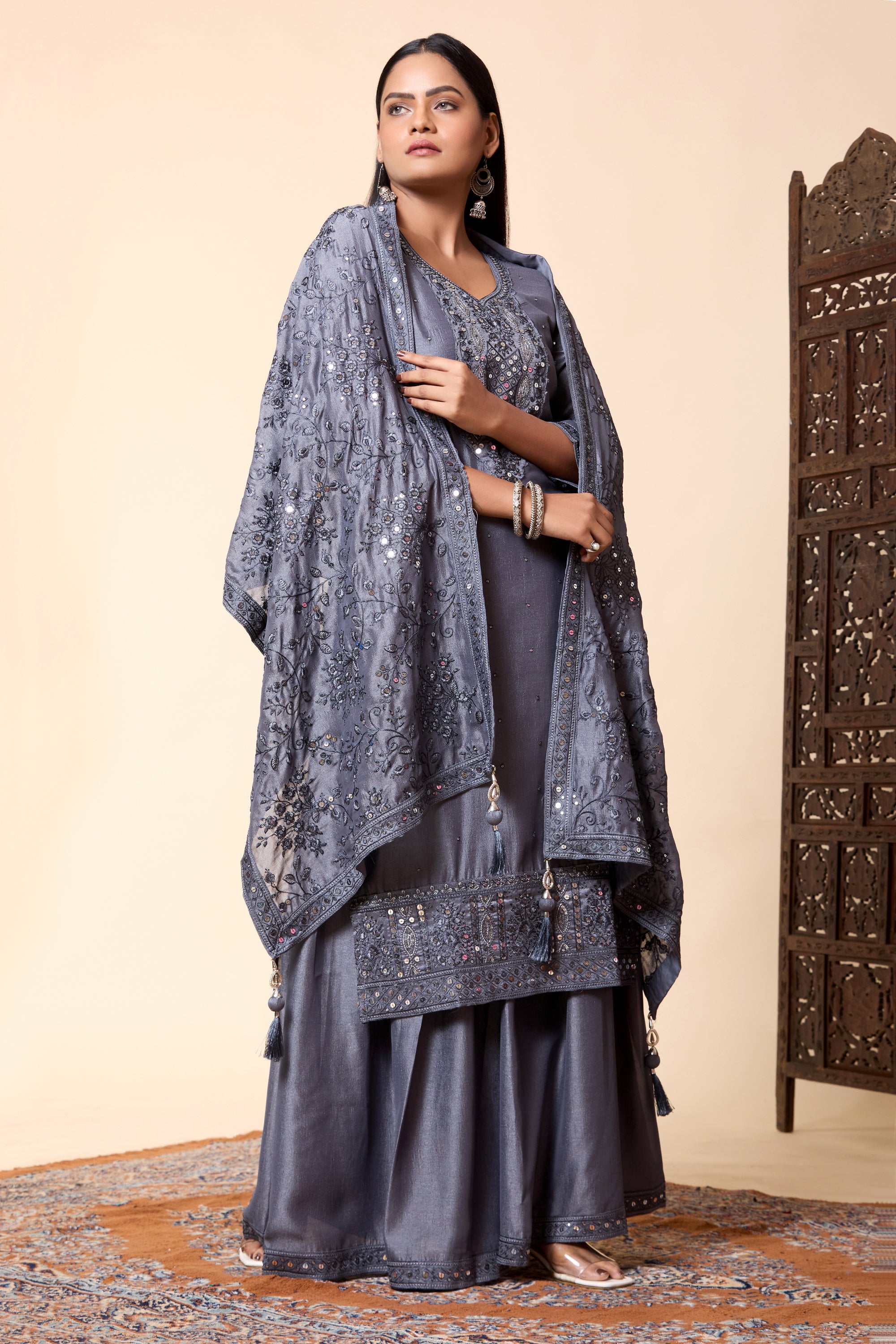 Naya Palazzo Suit - Roop Darshan