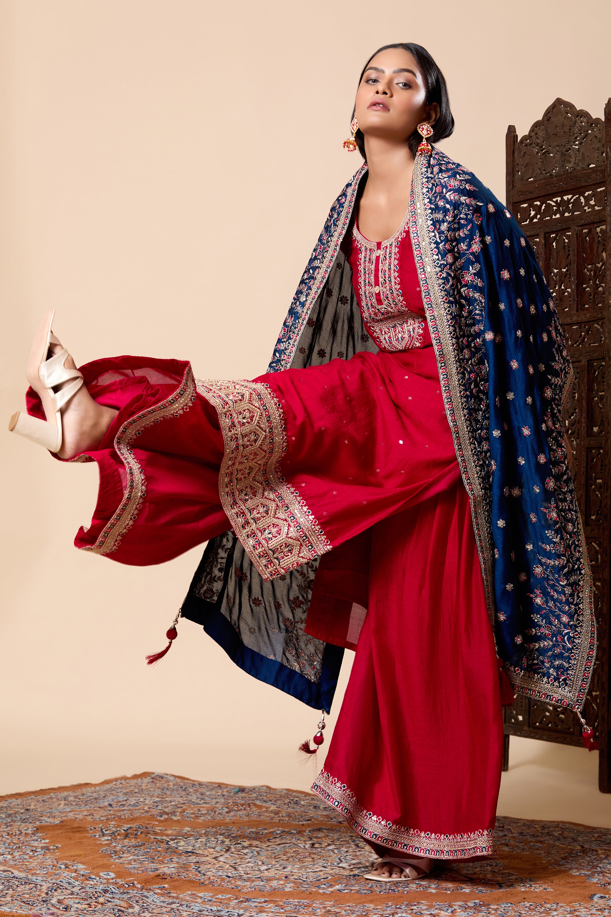 Mayuri Palazzo Suit - Roop Darshan