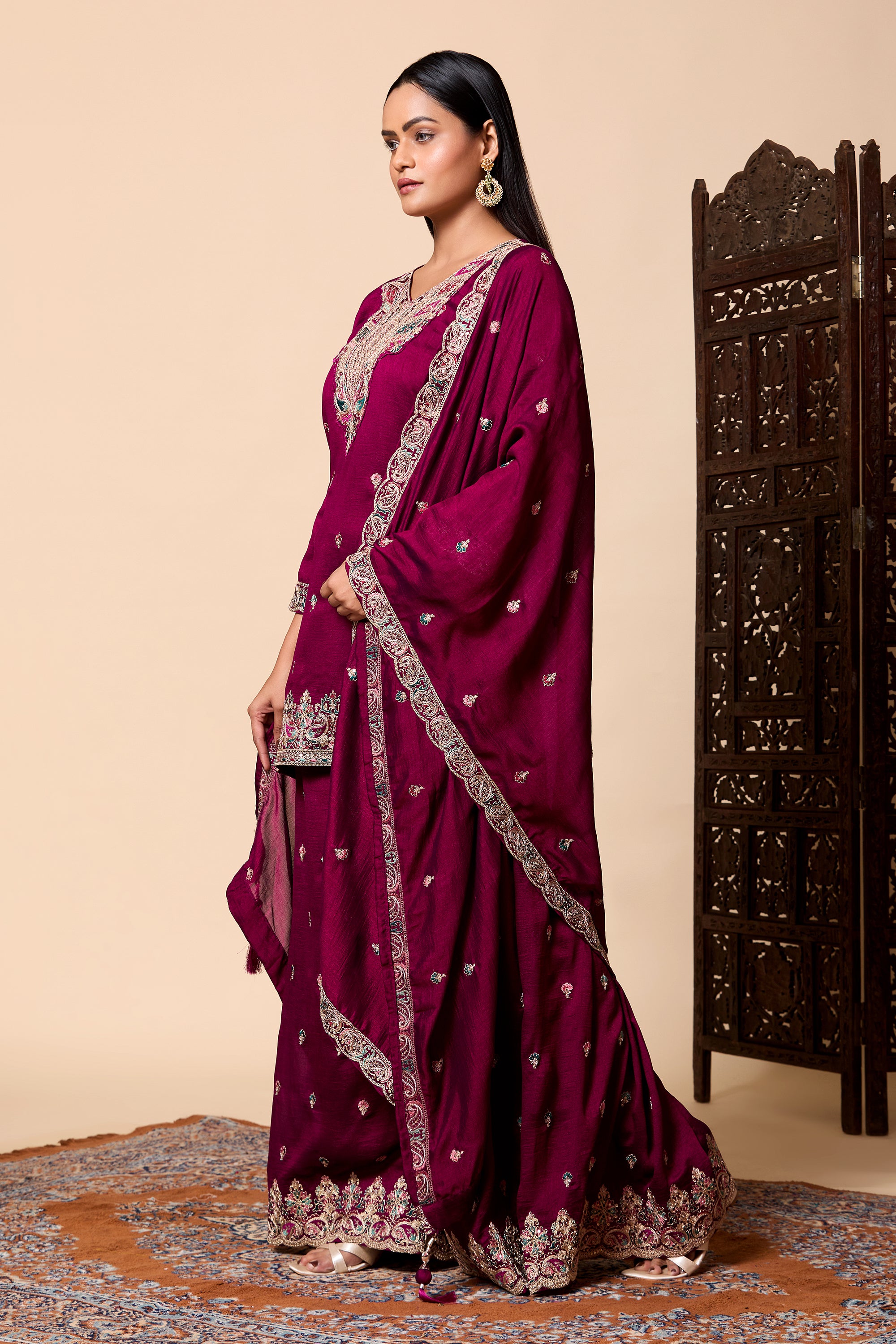 Vanika Palazzo Suit - Roop Darshan