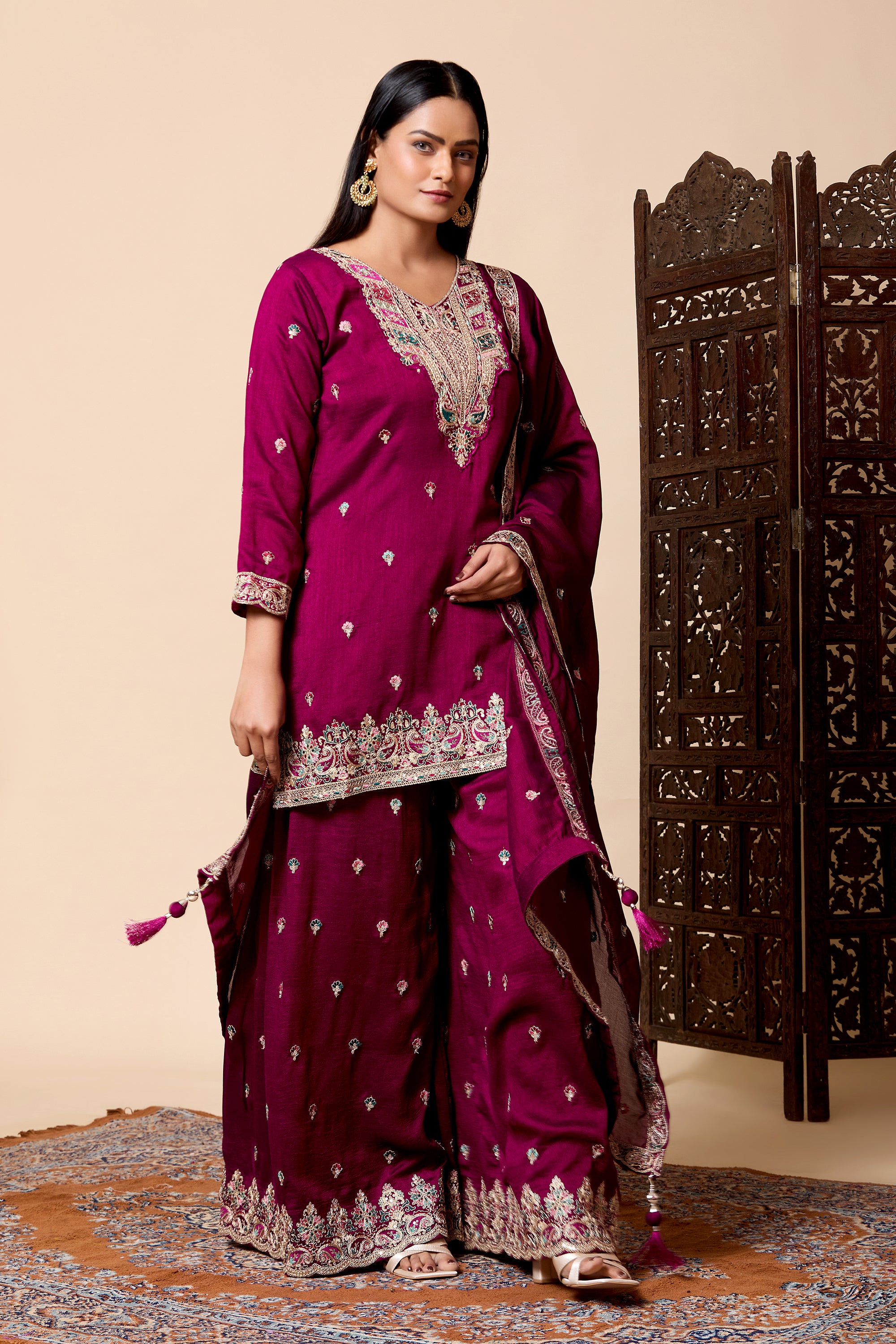 Vanika Palazzo Suit - Roop Darshan
