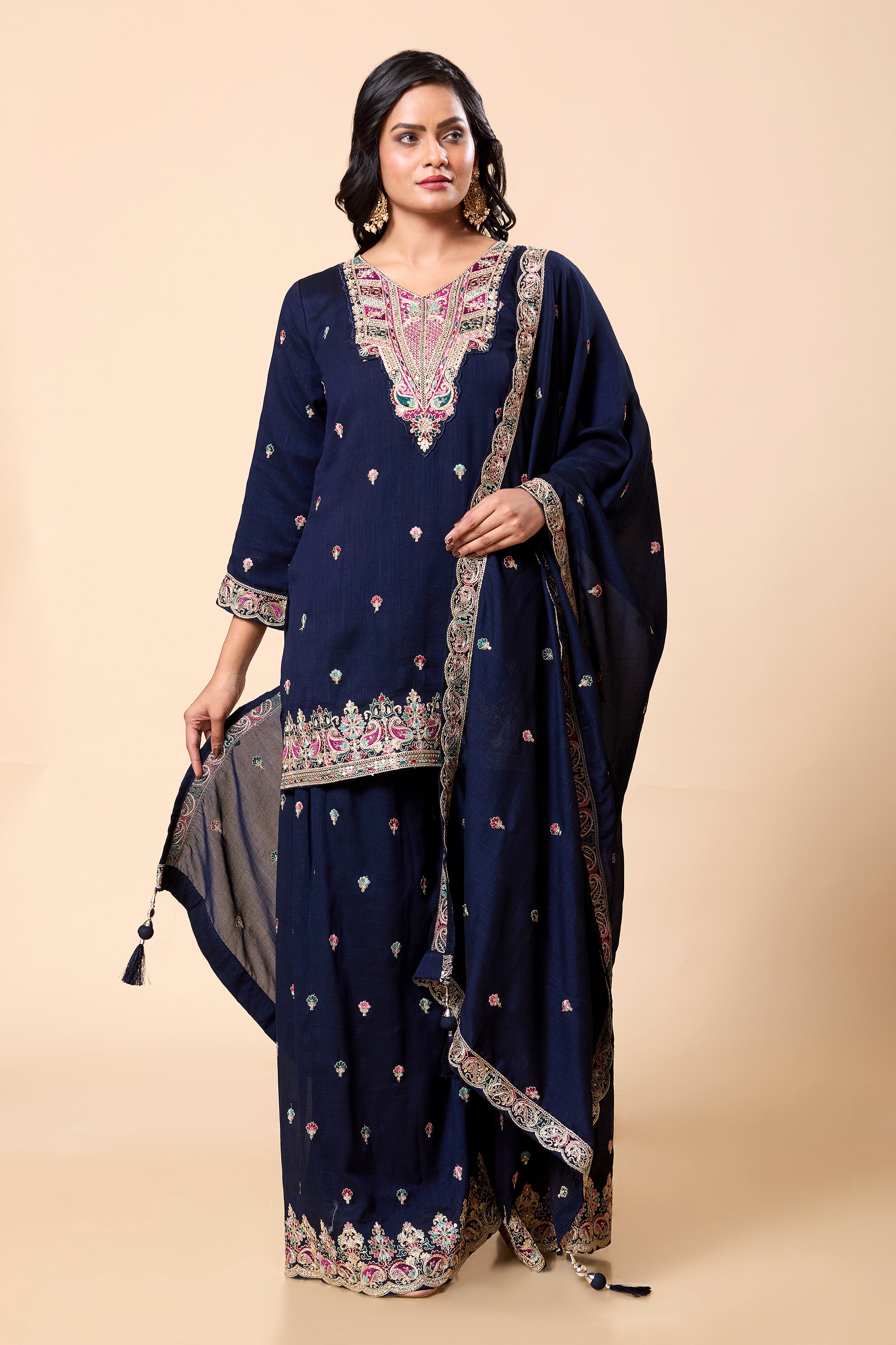 Vanika Palazzo Suit - Roop Darshan