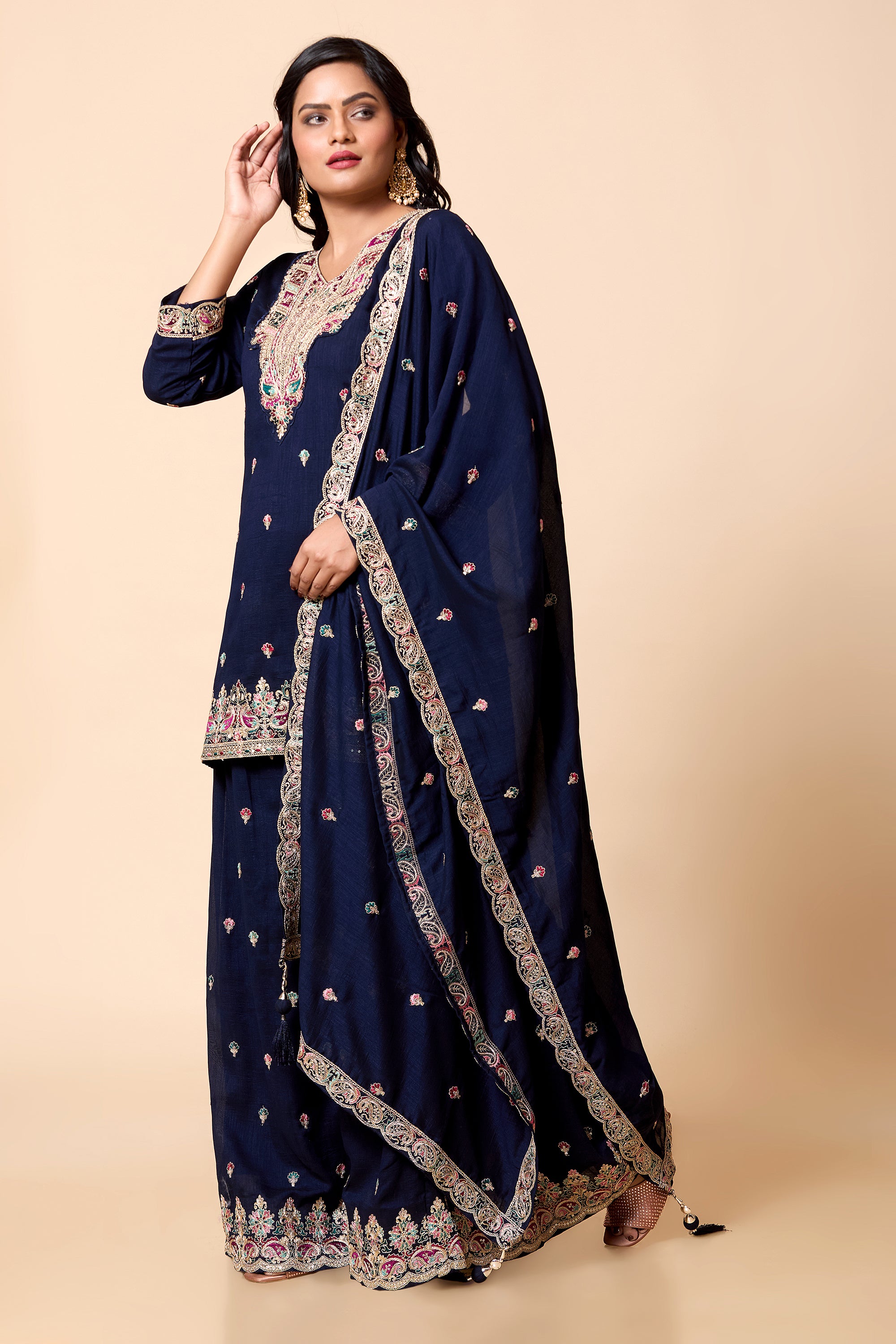 Vanika Palazzo Suit - Roop Darshan