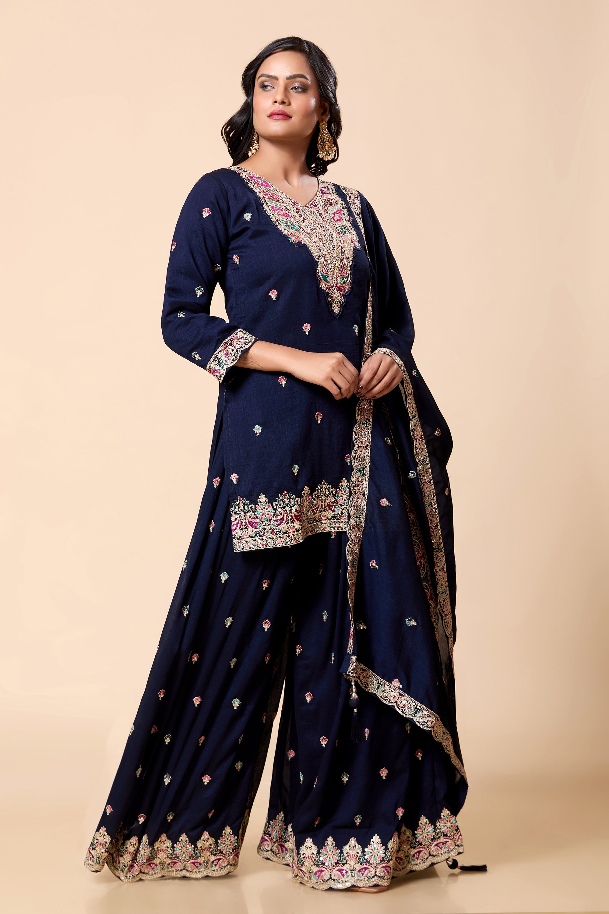 Vanika Palazzo Suit - Roop Darshan