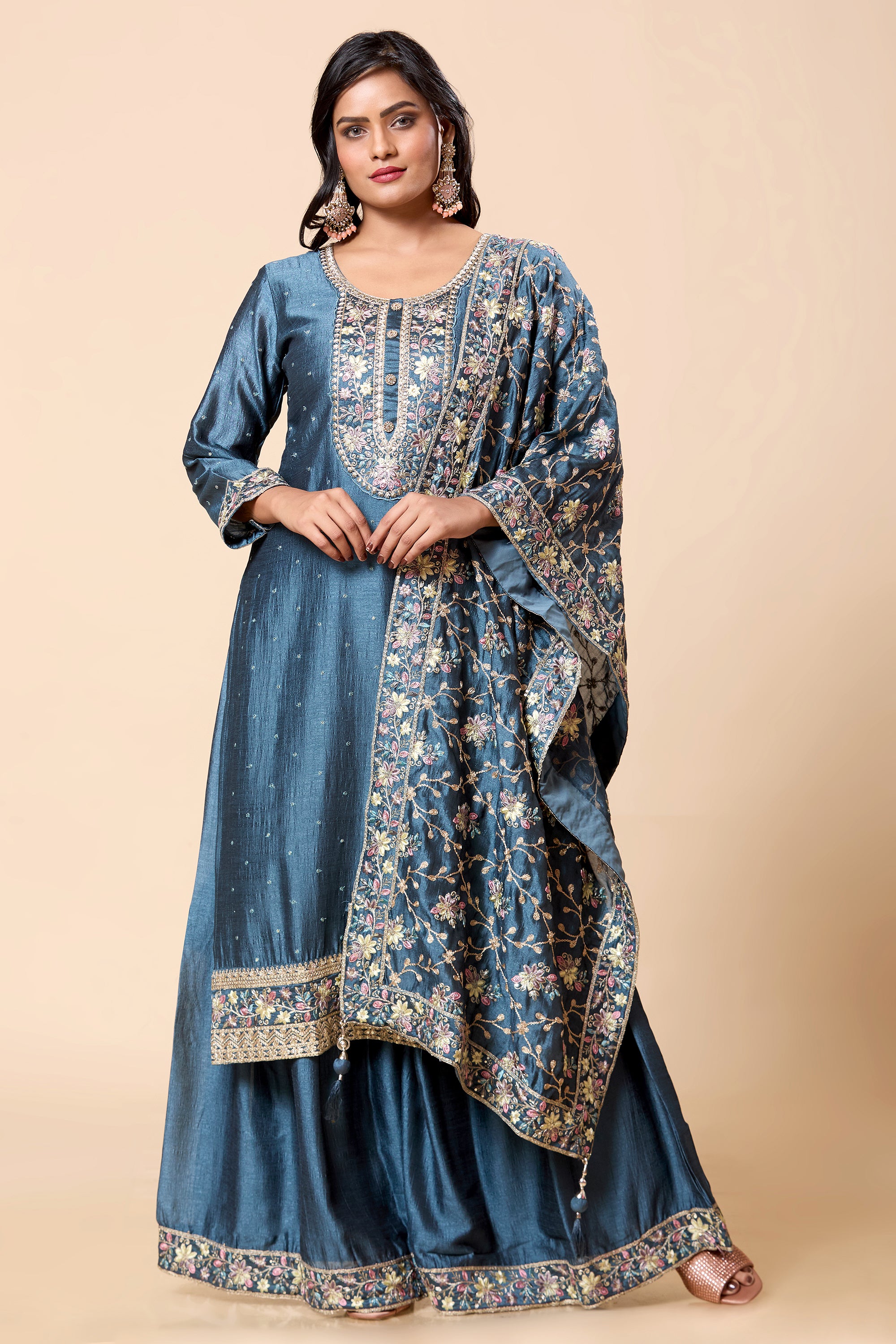Ananya Palazzo Suit - Roop Darshan