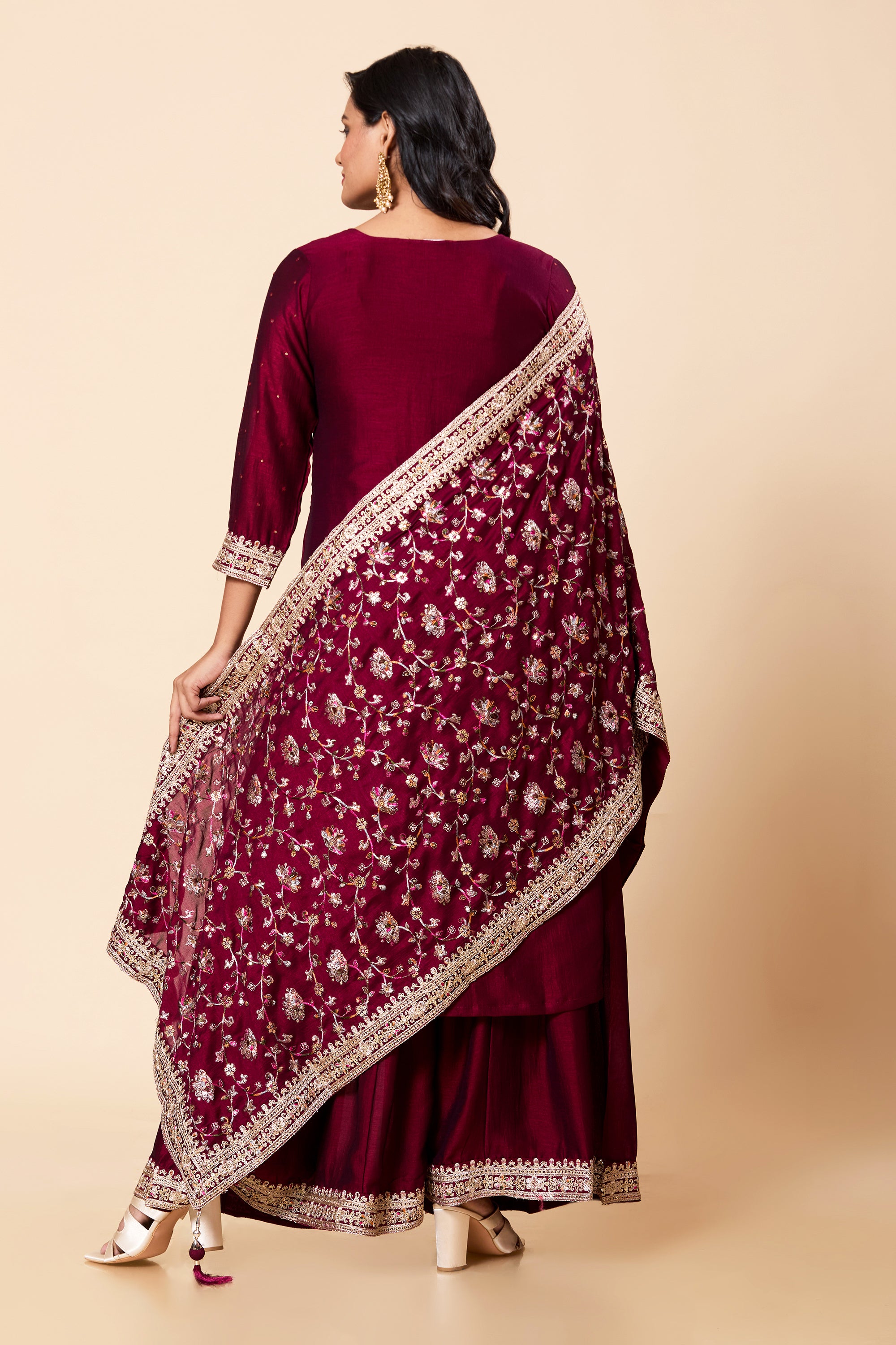 Vinita Palazzo Suit - Roop Darshan