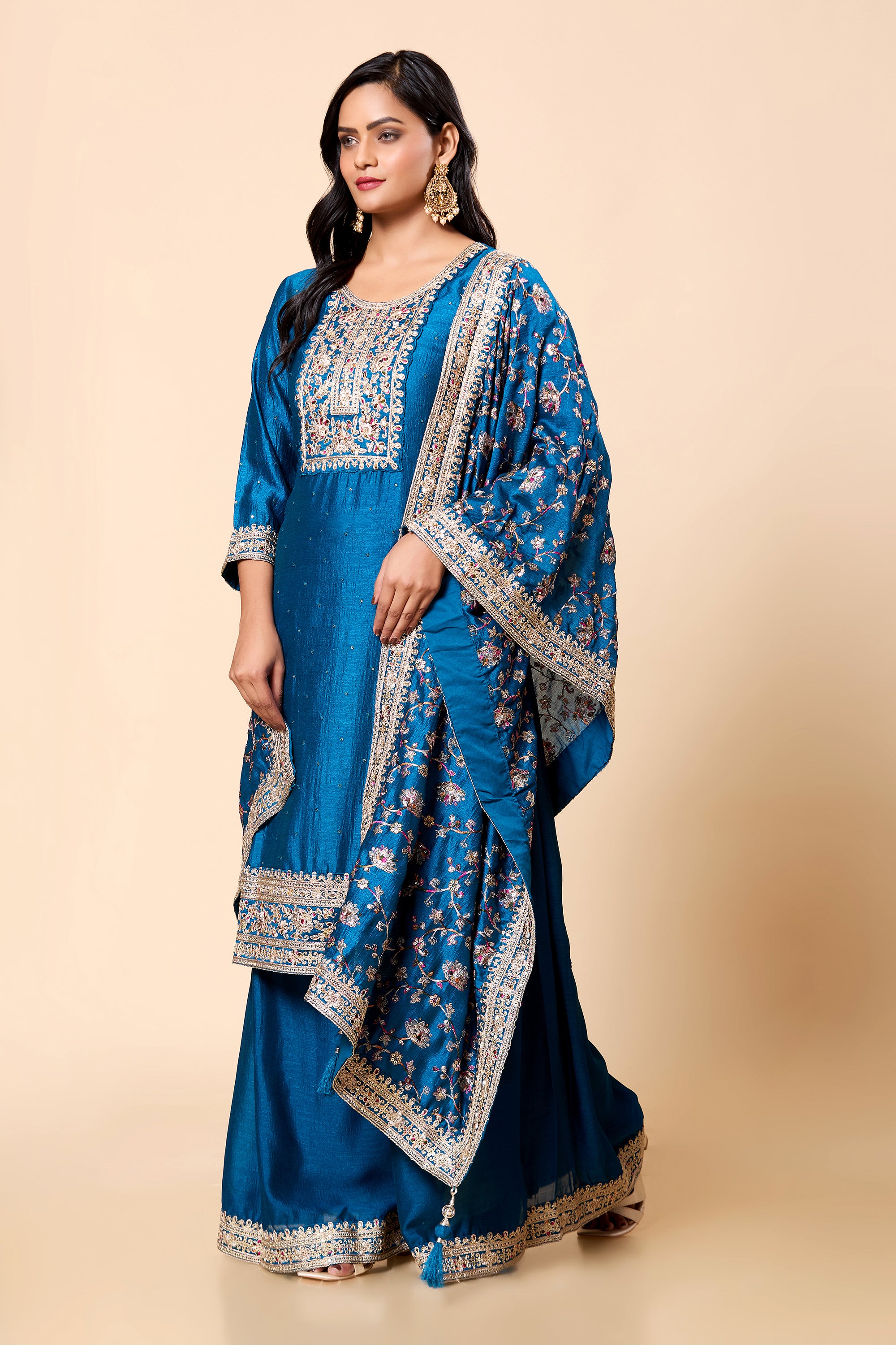 Vinita Palazzo Suit - Roop Darshan