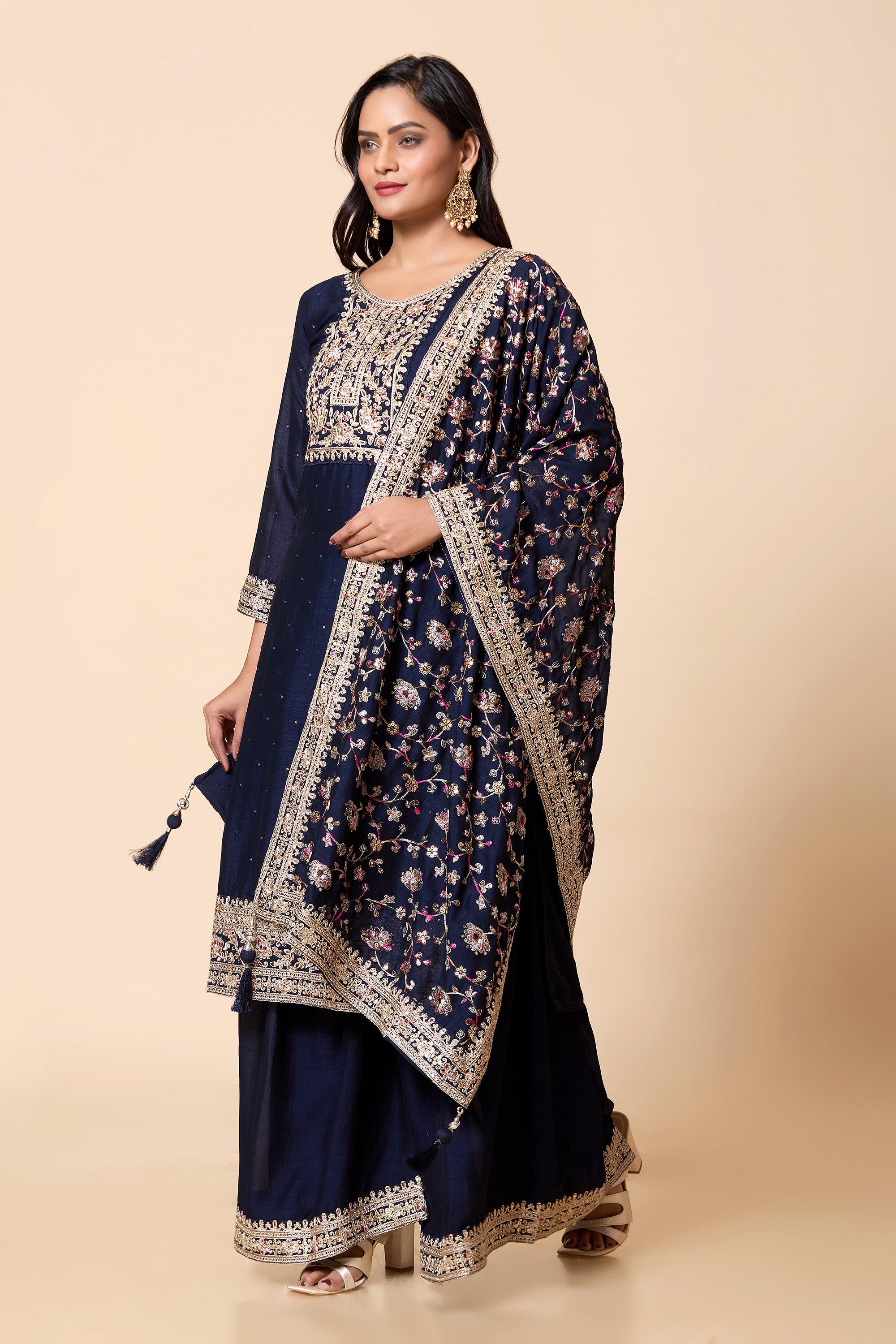 Vinita Palazzo Suit - Roop Darshan