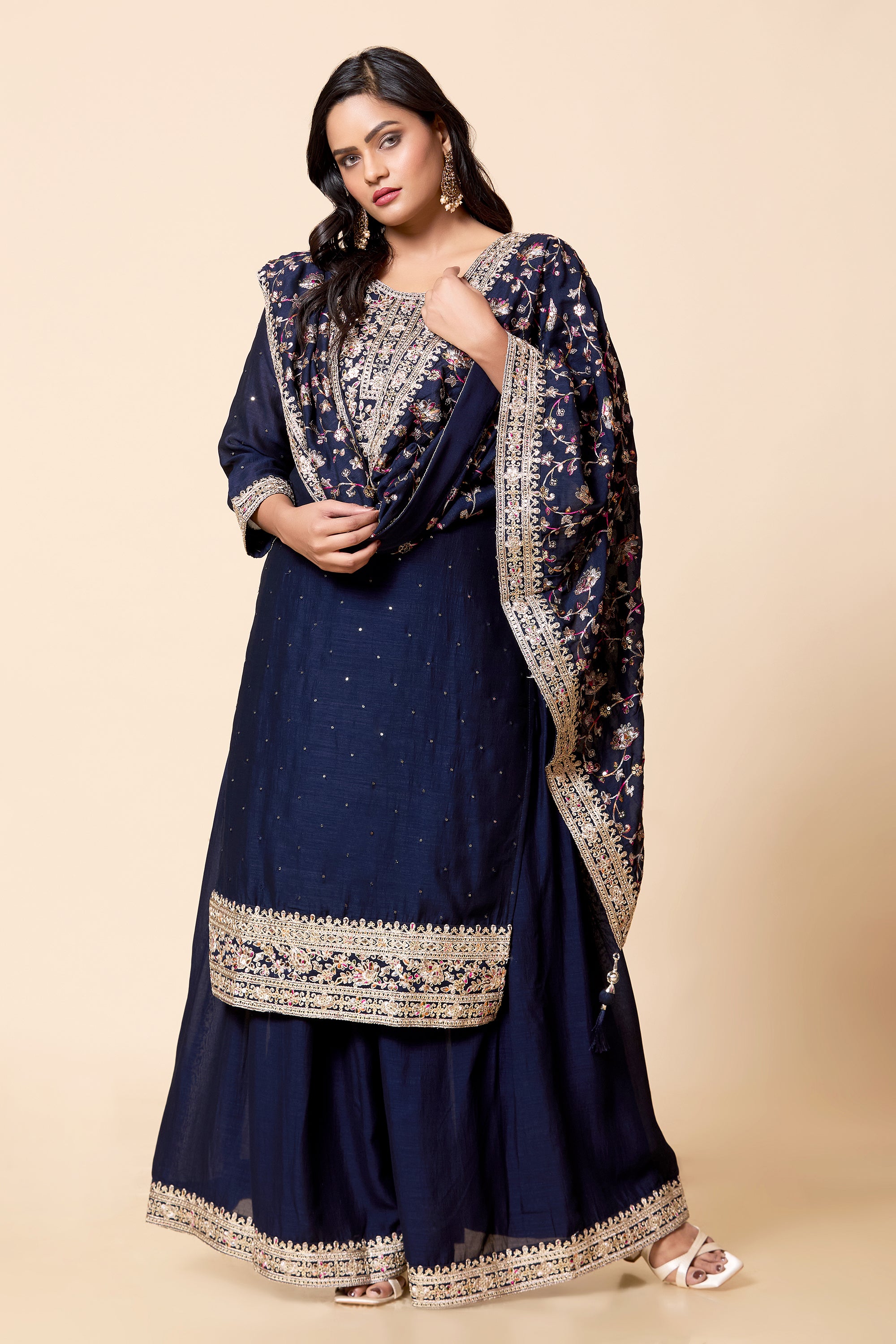 Vinita Palazzo Suit - Roop Darshan