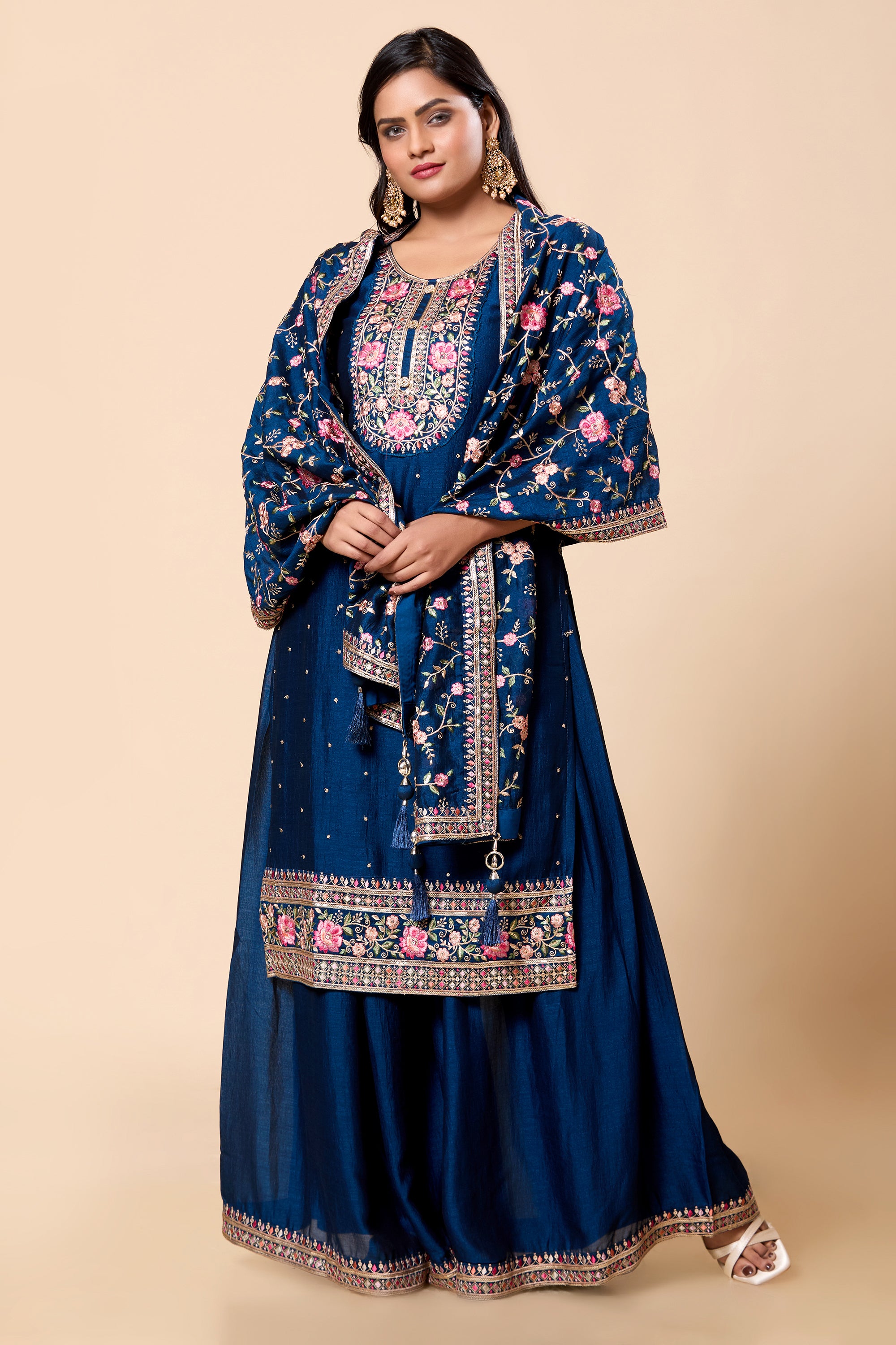 Ahana Palazzo Suit - Roop Darshan