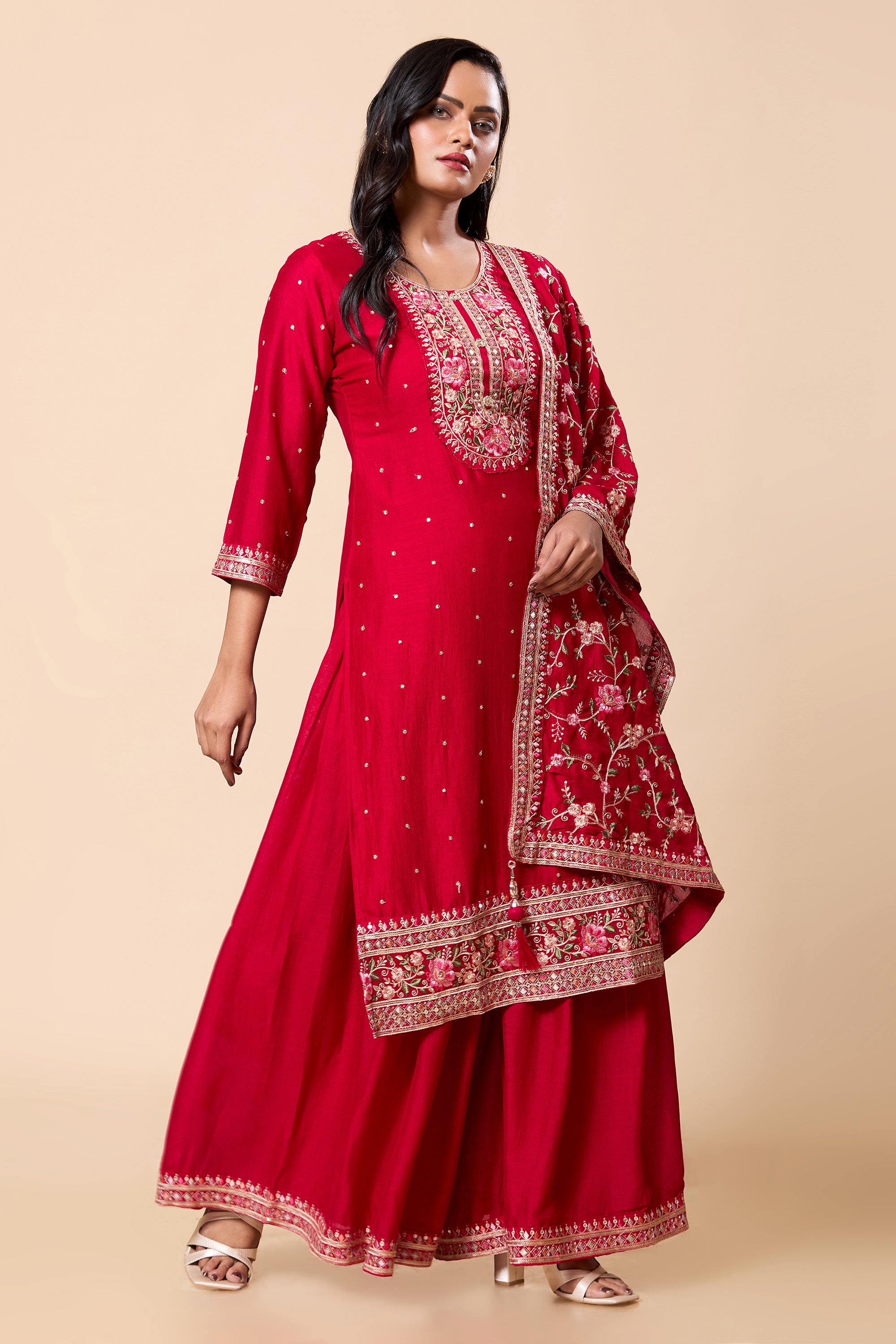 Ahana Palazzo Suit - Roop Darshan