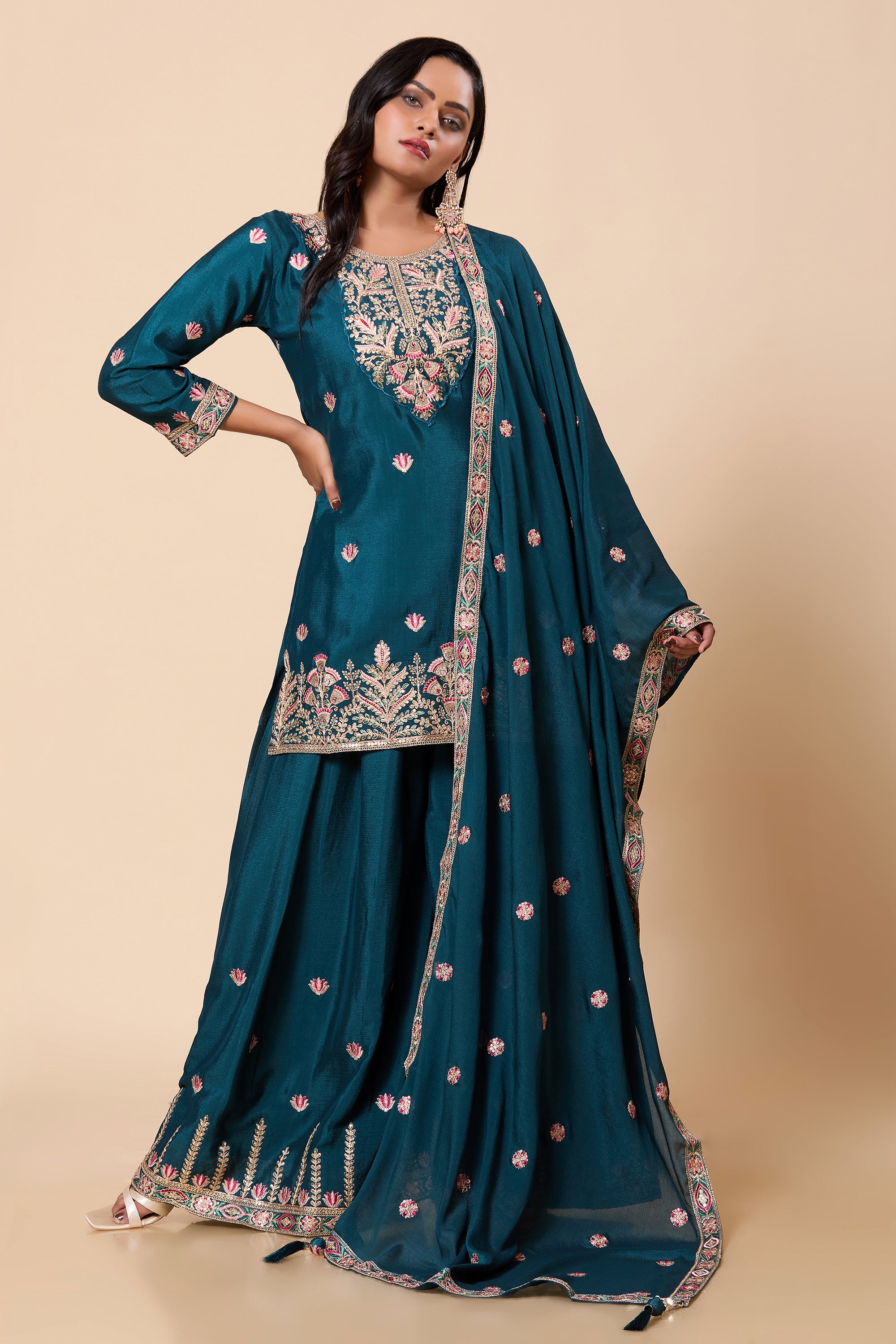 Rani Palazzo Suit - Roop Darshan
