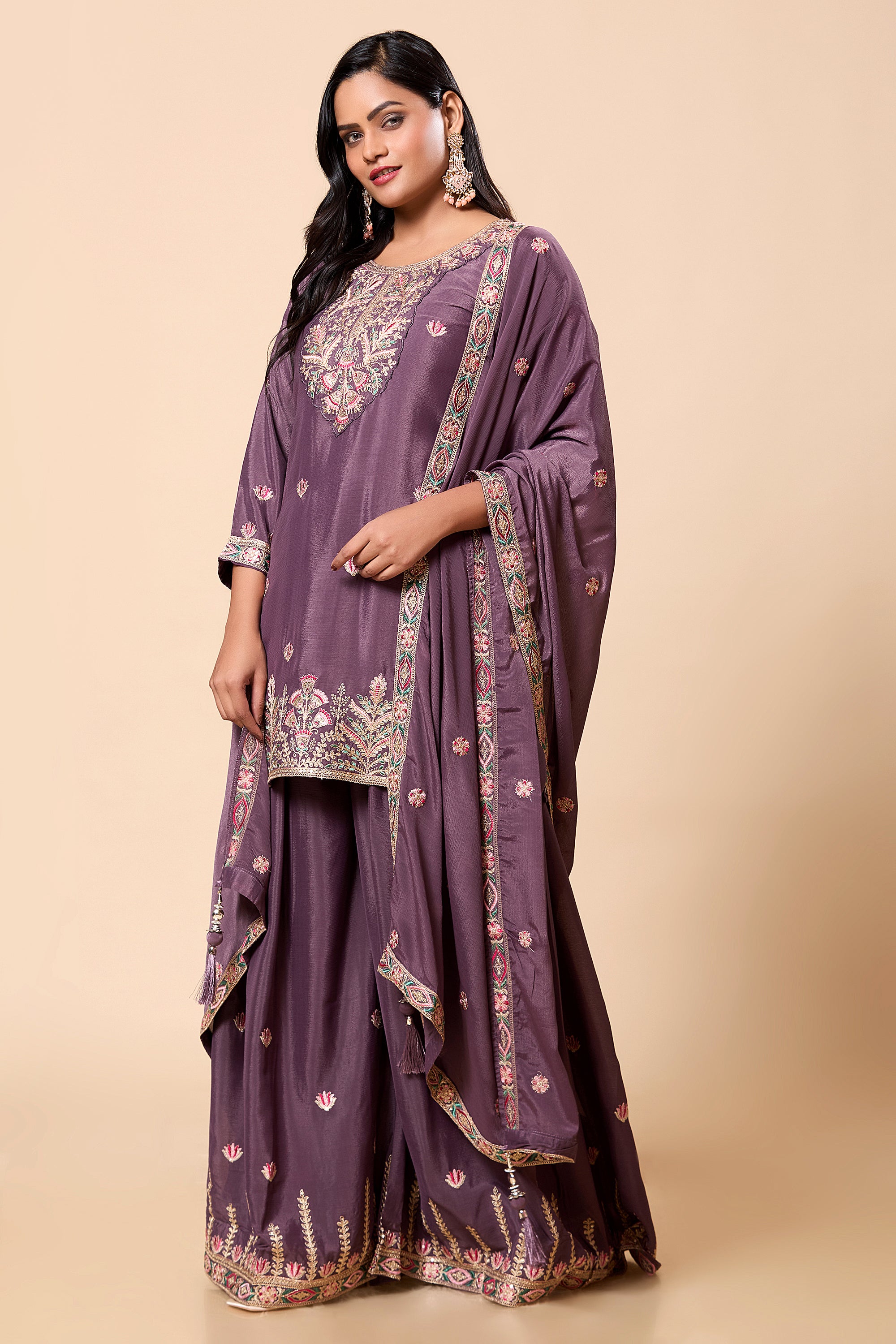 Rani Palazzo Suit - Roop Darshan