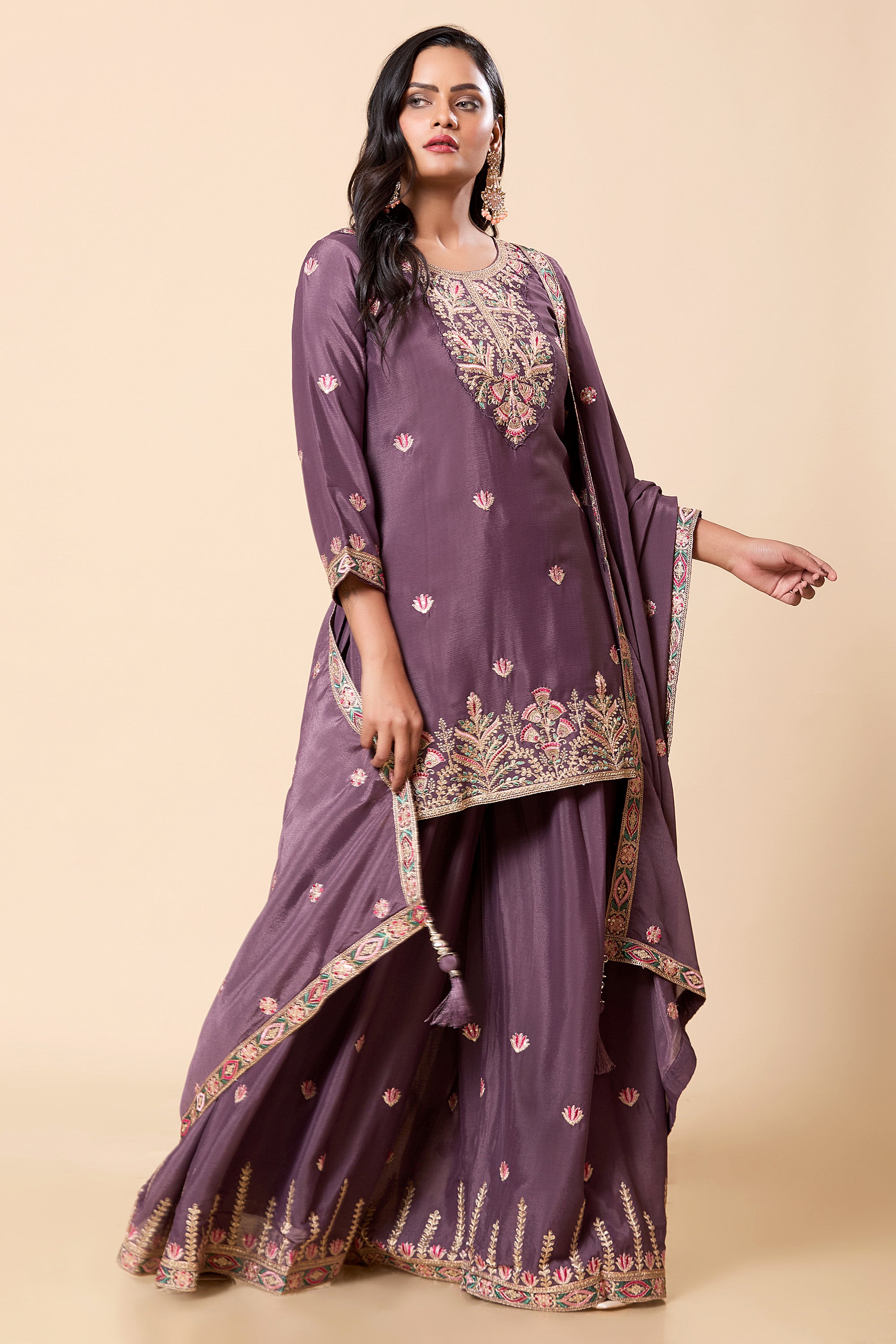 Rani Palazzo Suit - Roop Darshan
