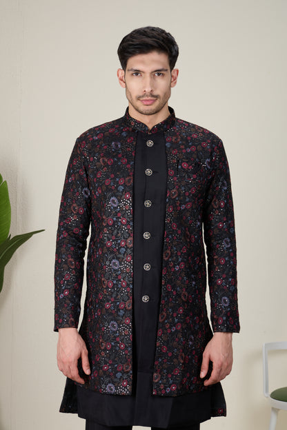 Mens Kurta Set With Jacket